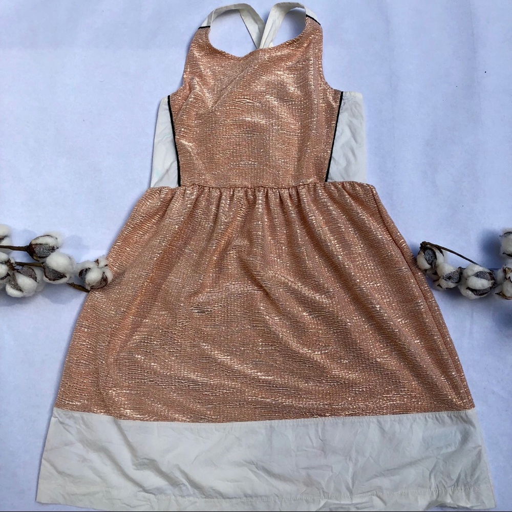 Crewcuts girls dress in bronze